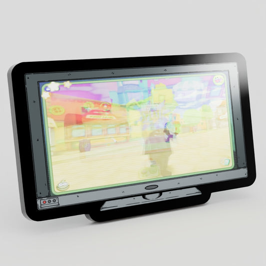 Monitor Lenticular ToonTown Throw Enamel Pin