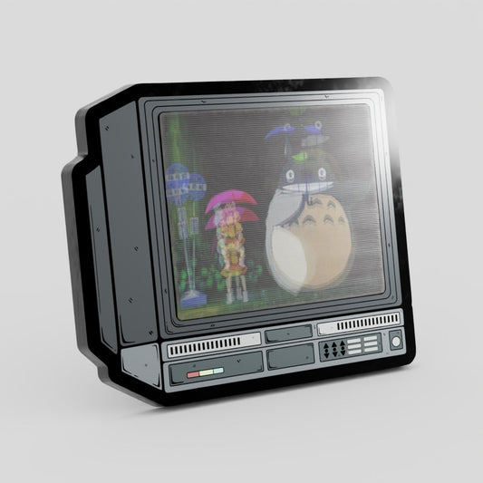 CRTV Lenticular Totoro Pin