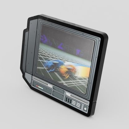 CRTV Lenticular Tron Pin