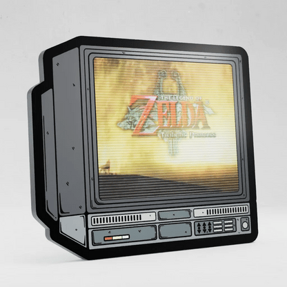 CRTV Lenticular Zelda Twilight Princess Pin