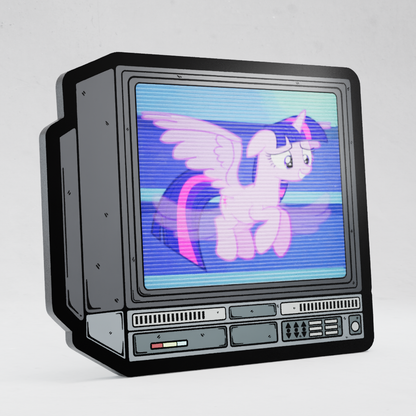CRTV Lenticular Twilight Sparkle Pin