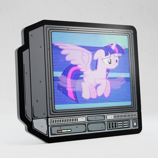 CRTV Lenticular Twilight Sparkle Pin