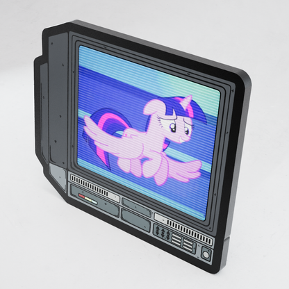 CRTV Lenticular Twilight Sparkle Pin