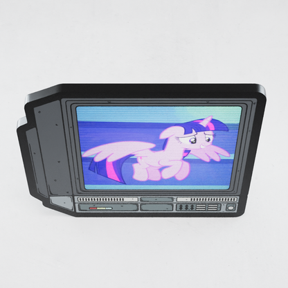 CRTV Lenticular Twilight Sparkle Pin