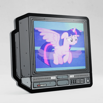 CRTV Lenticular Twilight Sparkle Pin
