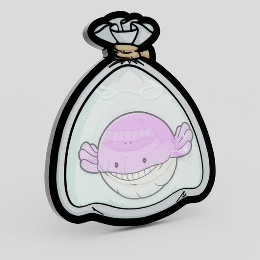 Wailmer Shiny Fishbag Lenticular Pin