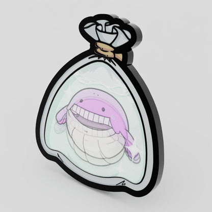 Wailmer Shiny Fishbag Lenticular Pin