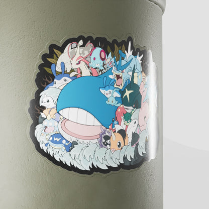 Wailord Vinyl Sticker