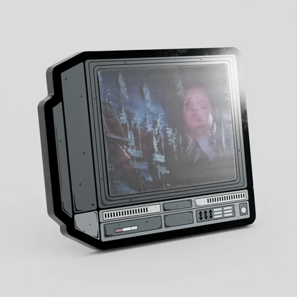 CRTV Lenticular Wednesday Addams Pin