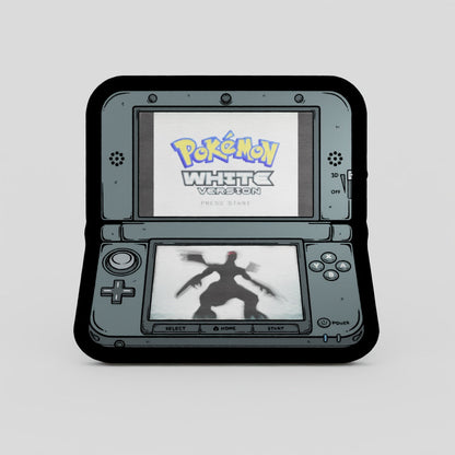 3DS Lenticular White Enamel Pin