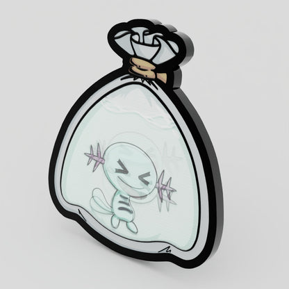 Whooper Fishbag Lenticular Pin