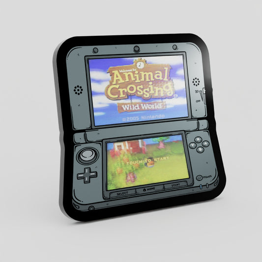 3DS Lenticular Animal Crossing Wild World Enamel Pin