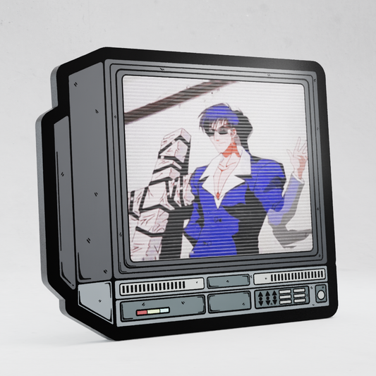 CRTV Lenticular Wolfwood Pin