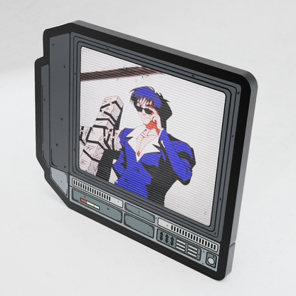 CRTV Lenticular Wolfwood Pin