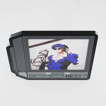 CRTV Lenticular Wolfwood Pin
