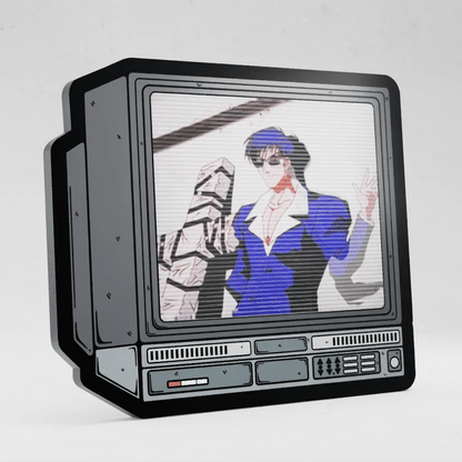 CRTV Lenticular Wolfwood Pin