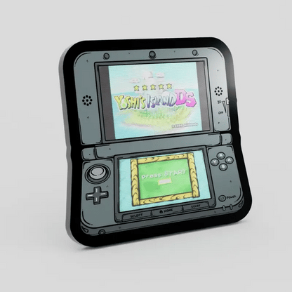 3DS Lenticular Island Enamel Pin