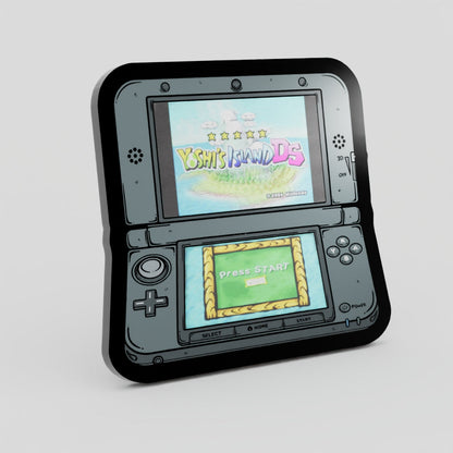 3DS Lenticular Island Enamel Pin