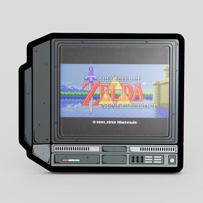 CRTV Lenticular Zelda Link to the Past Pin