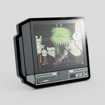 CRTV Lenticular Zim Laugh 1 Pin