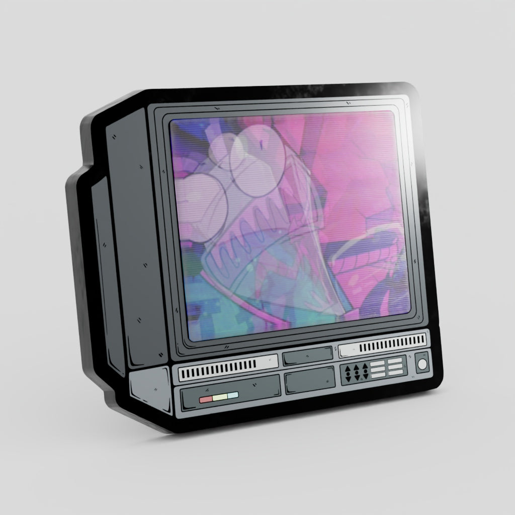 Invader Zim CrtV Lenticular Pin
