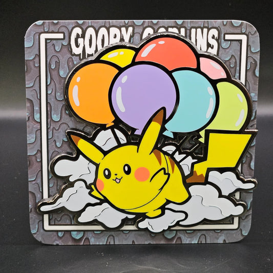 3" Flying Pikachu Hard Enamel Pin