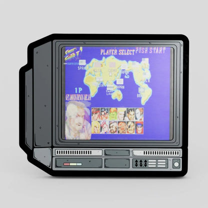 CRTV Lenticular Street Fighter 3 Pin
