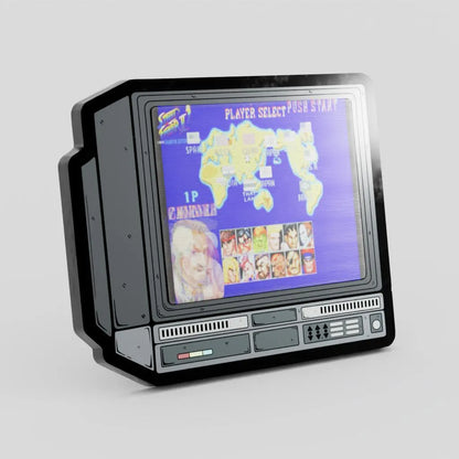 CRTV Lenticular Street Fighter 3 Pin