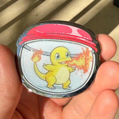 Charmander Shiny Gachapon Hard Enamel Pin