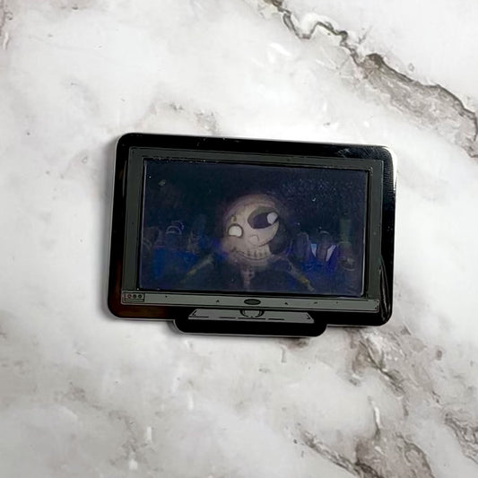Monitor Lenticular {FNAF} Moon Enamel Pin