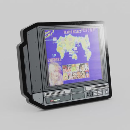 CRTV Lenticular Street Fighter 3 Pin