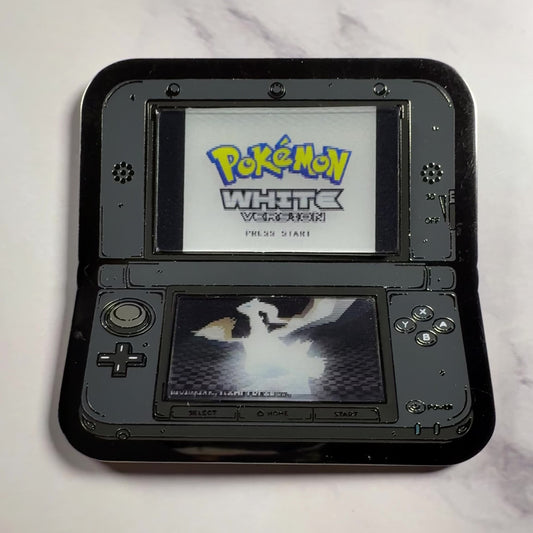 3DS Lenticular Pokemon White Enamel Pin