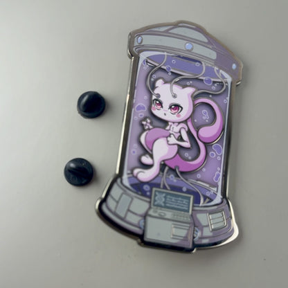 3.5" {Pokemon} Mewtwo Test Tube Pin