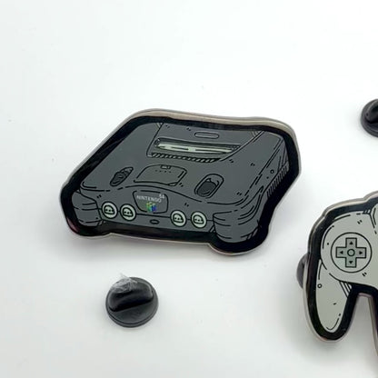 N64 & Controller Hard Enamel Pin