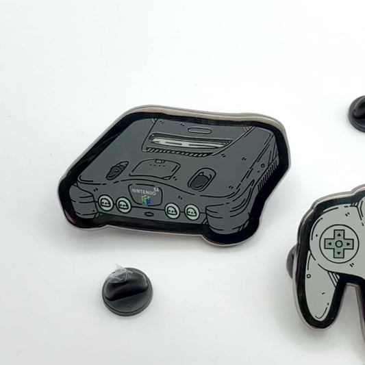N64 & Controller Hard Enamel Pin