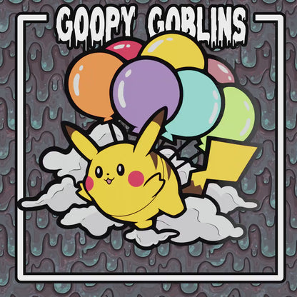 WS-3" Flying Pikachu Hard Enamel Pin