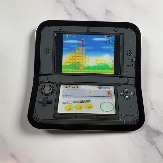 3DS Lenticular Super Mario Enamel Pin
