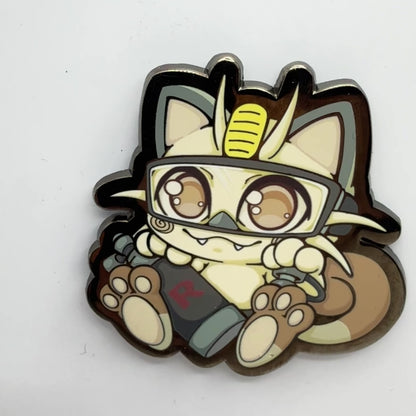 2" Diver Meowth Hard Enamel Pin
