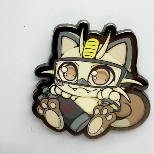 2" Diver Meowth Hard Enamel Pin
