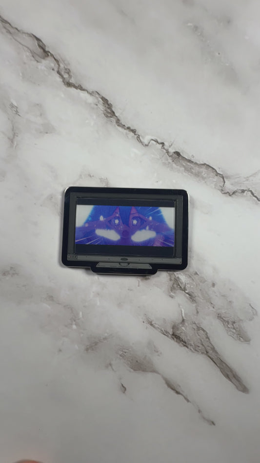 Monitor Lenticular Miku Beam! Enamel Pin