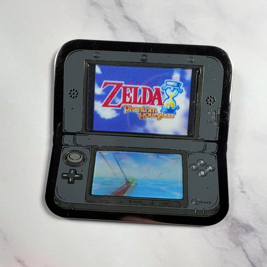 3DS Lenticular Zelda Phantom Hour Glass Enamel Pin