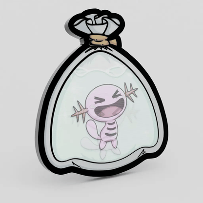 Whooper Shiny Fishbag Lenticular Pin
